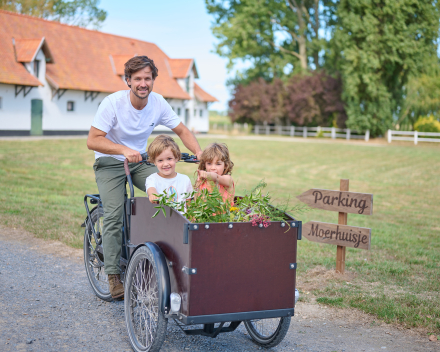 vakantiehuis La Compagnie des Moêres  Veurne bakfiets