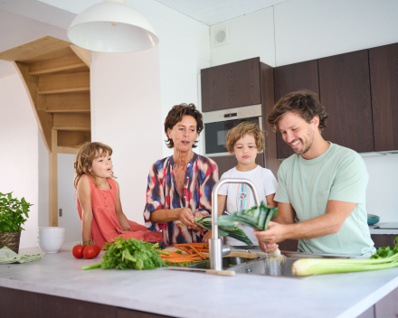 Vakantiewoning Veurne keuken schuur La Compagnie des Moëres