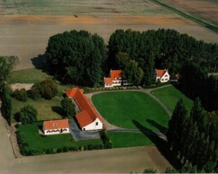 Gîte 't Moerland - bovenaanzicht site Furnes- La Panne - côte belge