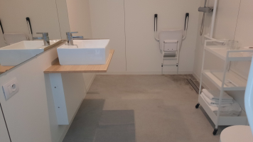 Onderrijdbare lavabo